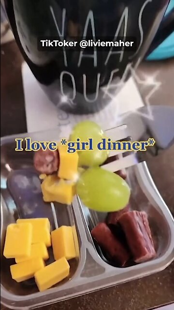 What Is "Girl Dinner"? #shorts