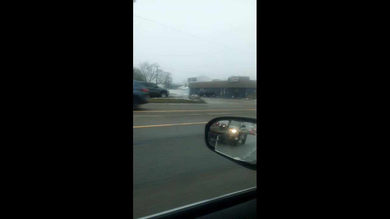 THE FOG strange 1/25/24 Michigan 425pm. SAW IT ABOUT A MONTH AGO ALSO