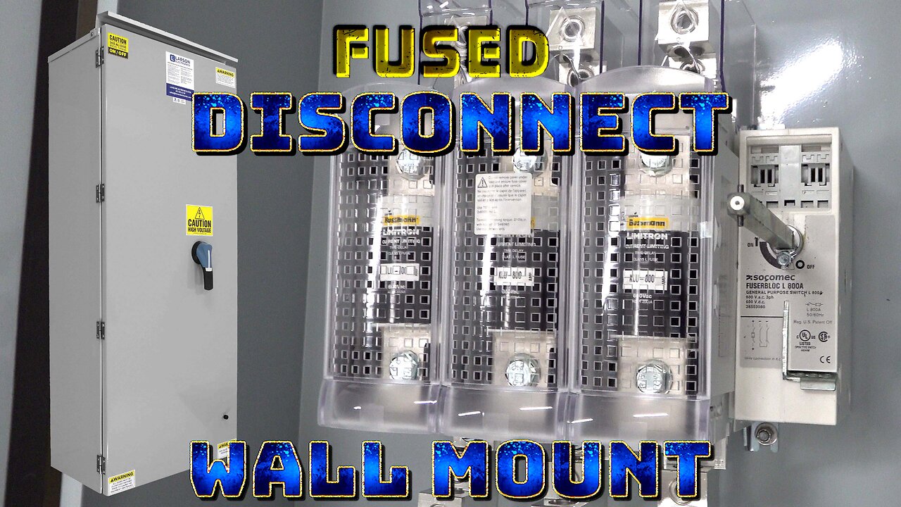 Fused Disconnect Switch - 600V AC Rated, 3-Pole - (3) 400A Fast Acting Fuses - Wall Mount/N3R