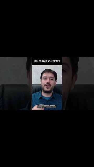 Hora do Banho no Alzheimer #Shorts