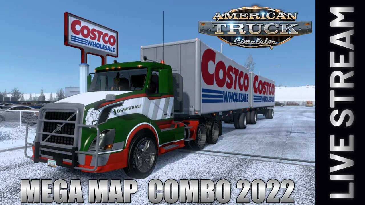 ATS 1.43 LIVE 2022 #8 34 Hrs Drive Mega Map Combo (American Truck Simulator) 2022 Pt 2