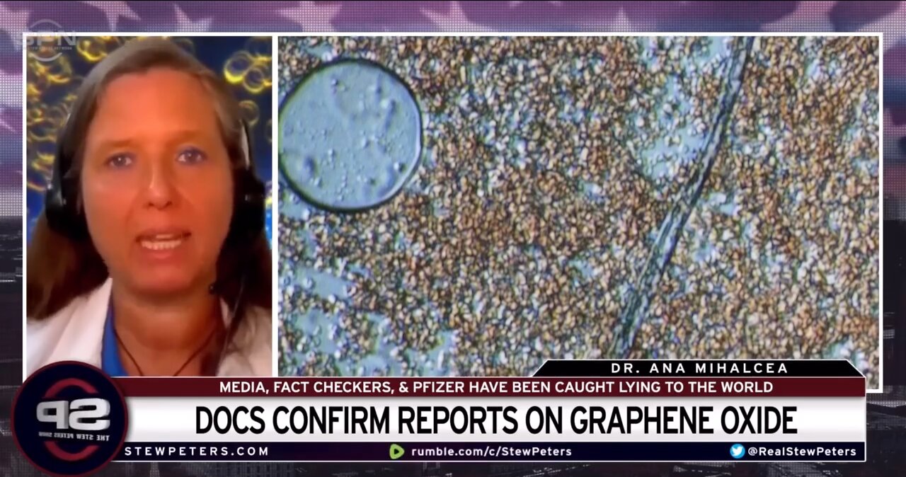 Pfizer Media Caught Lying About Graphene Oxide Dr. Ana Mihalcea Proves Fact Checkers Are LIARS