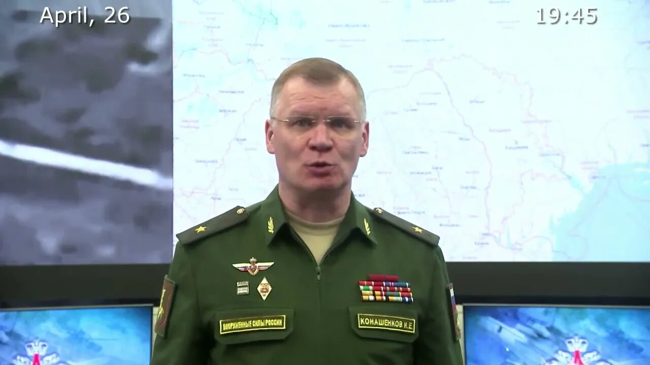 Russia's MoD April 26th Daily Special Military Operation Status Update