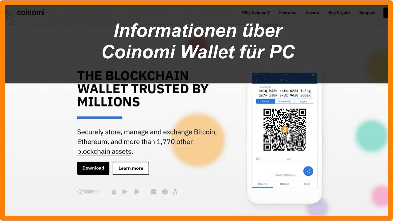 Informationen über Coinomi Wallet für den PC