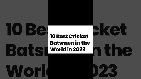 10 Best Cricket Batsmen in the World in 2023 #cricket #cricketshorts #cricketer #cricketnews #viral