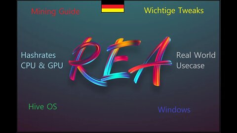 👷‍♂️🎞REANCOIN Guide Tweaks Flightsheets Hive & Windows 🤑