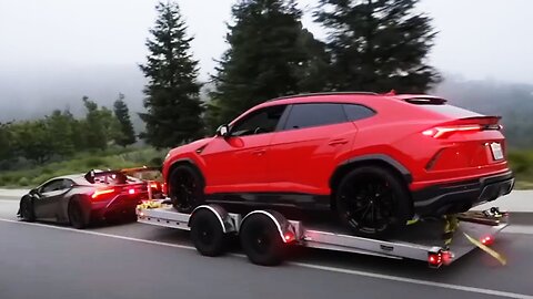 Lamborghini huracan Towing A Lamborghini SUV ?