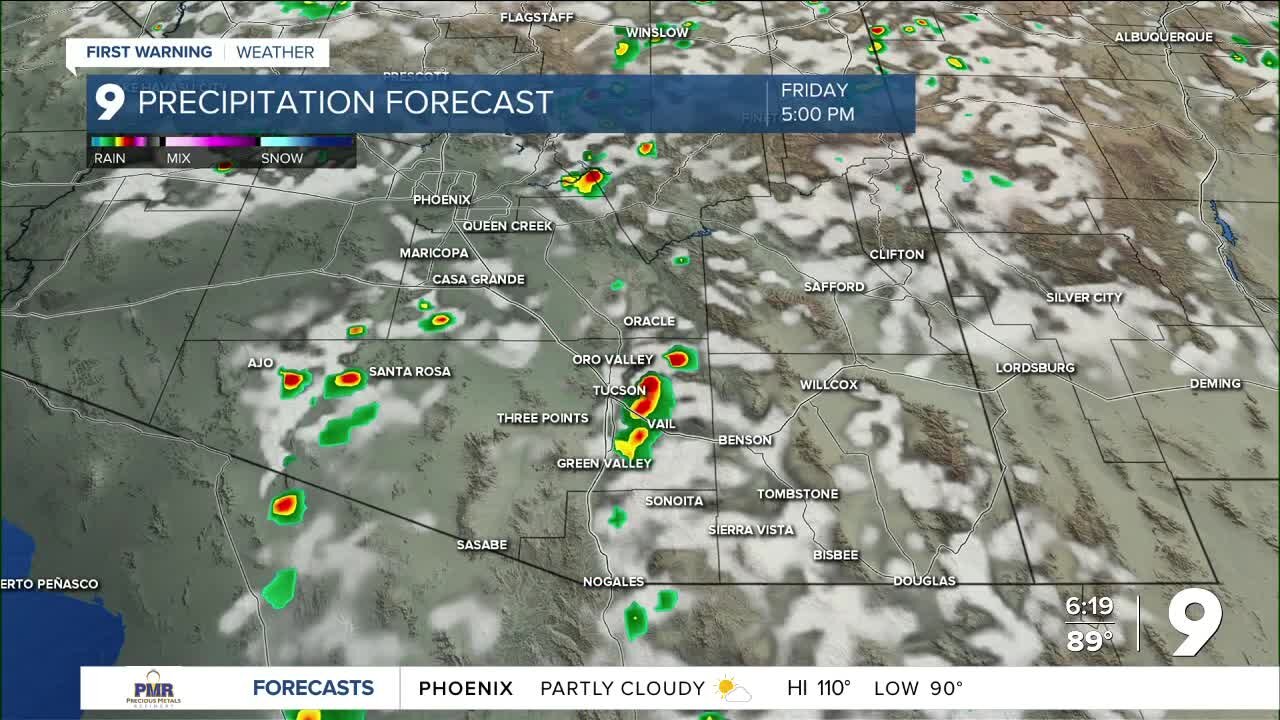 A better chance of rain on the way