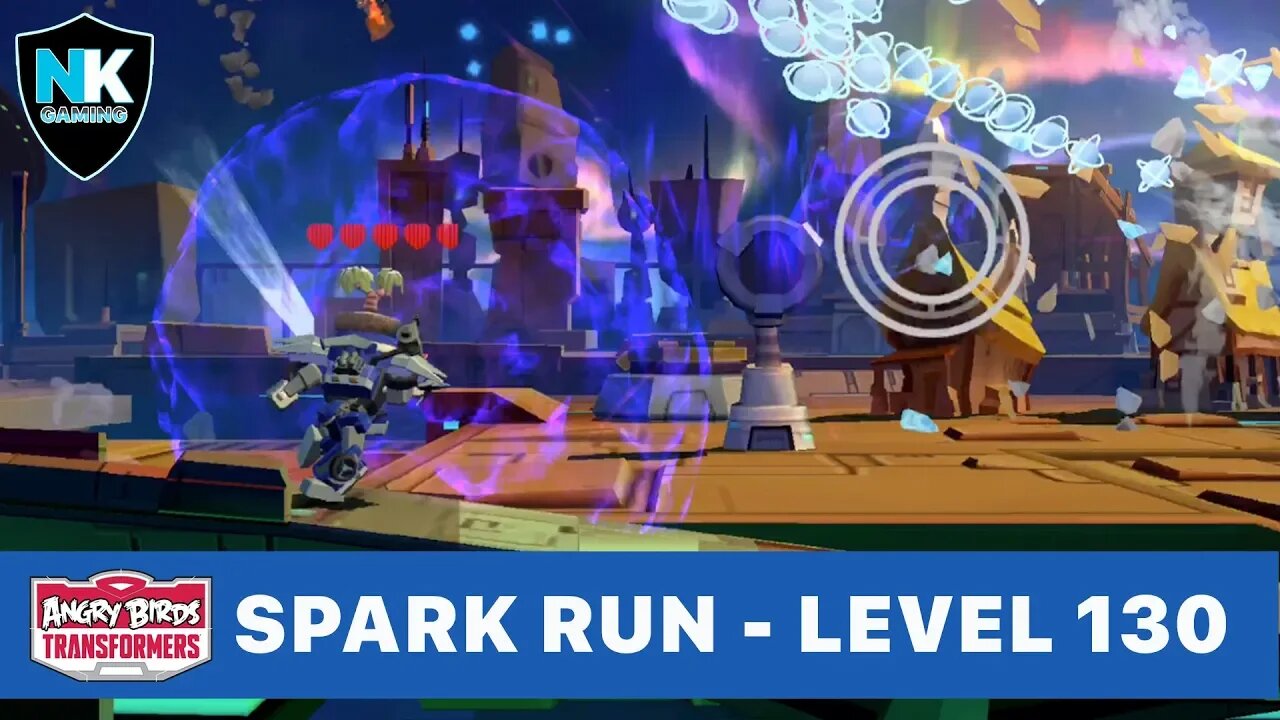 Angry Birds Transformers - Spark Run Series - Level 130 - Featuring Mirage