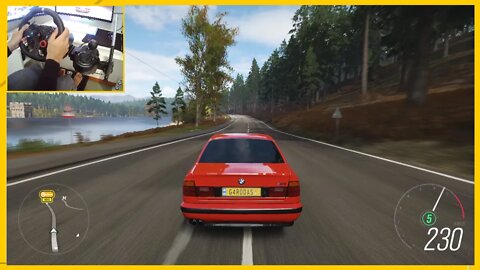 BMW M5 1995 - Forza Horizon 4 Gameplay FH4 / Logitech G29