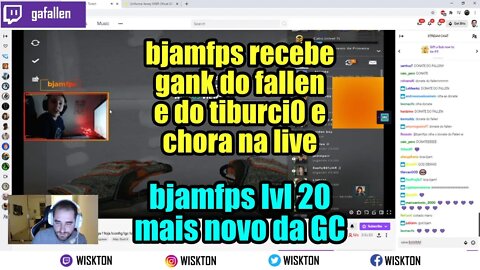 Fiz um donate pro Fallen e ele gankou o bjamfps - Melhores momentos da live