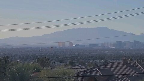 Did you see the hazy skies over Las Vegas today? Check this out! 12.15.2024 #follow #lasvegas #fyp