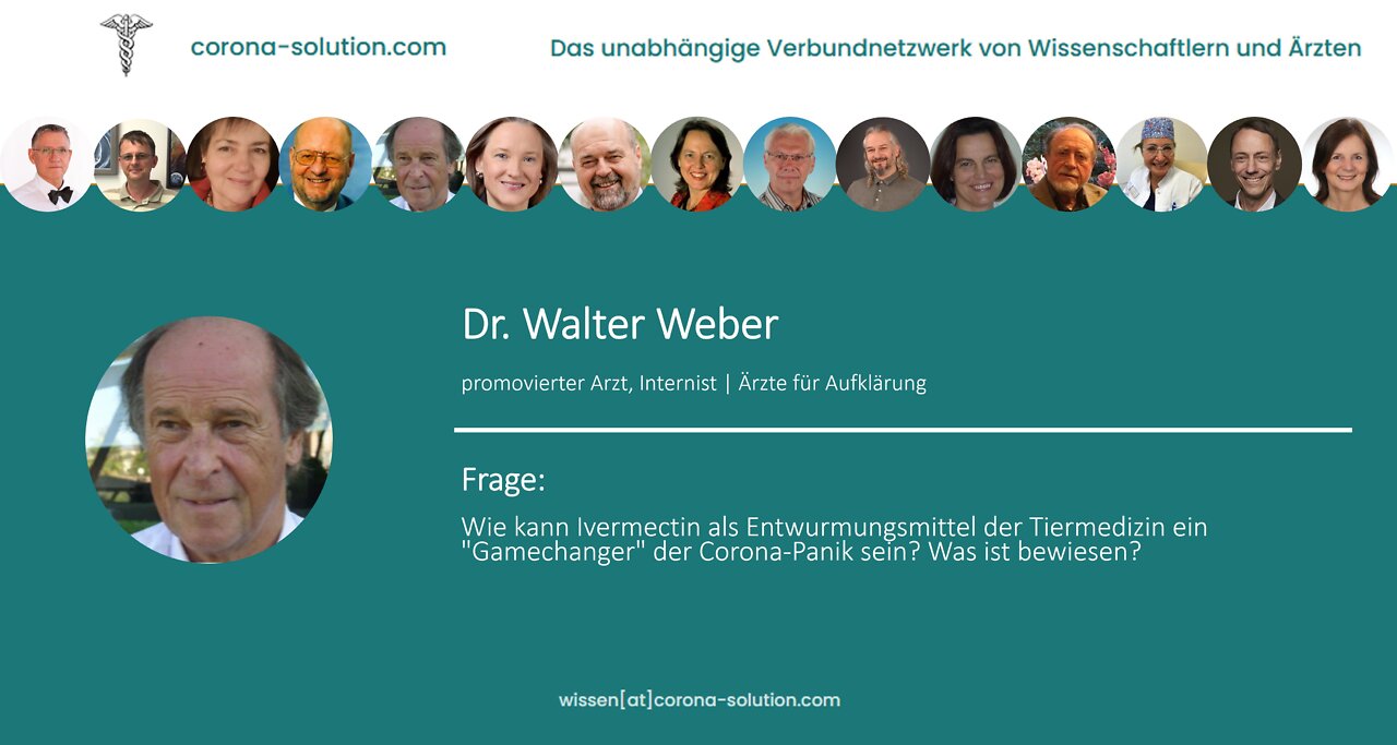 Corona-Solution im Interview mit Dr. med. Walter Weber am 25.03.2022