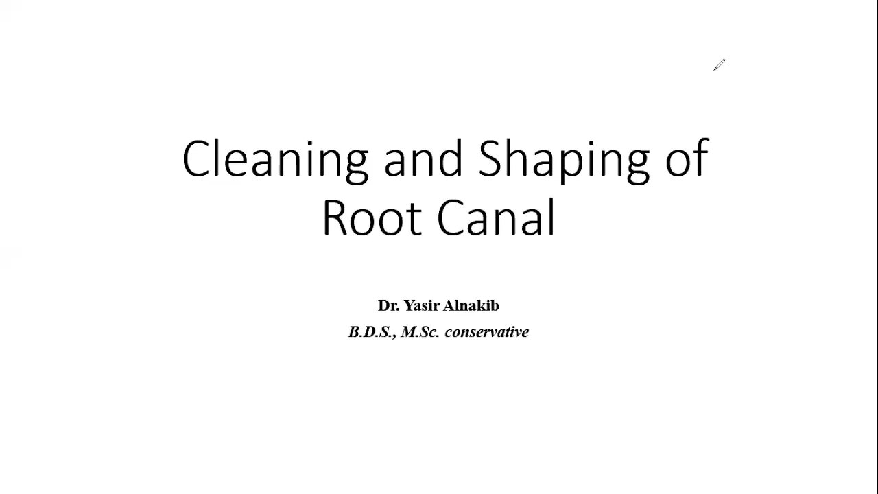 Operative L18 (Cleaning and shaping of root canal)