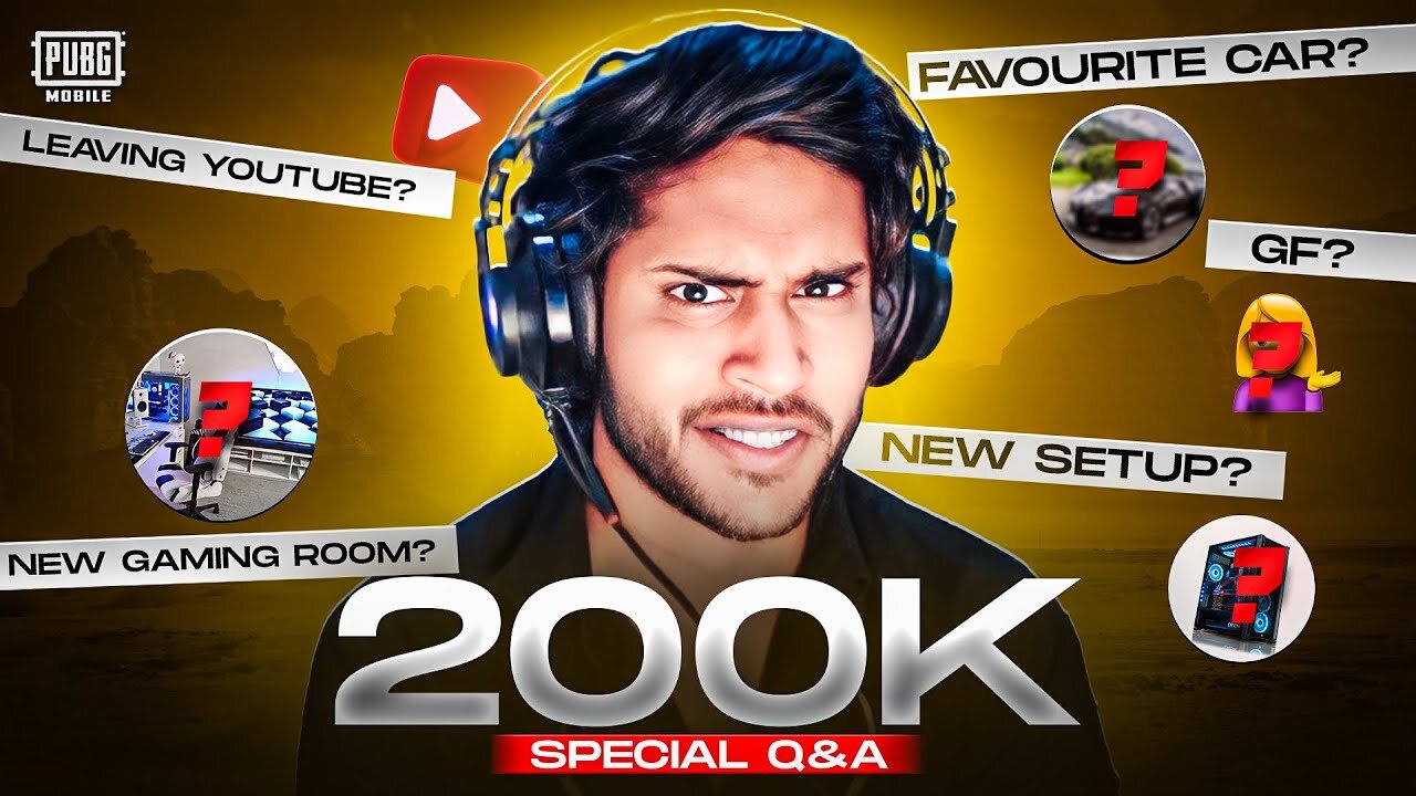 200k Special Q&A 😍 New Gaming Room? Favourite Car? GF? Sab Ka Jawab Milay ga 🔥