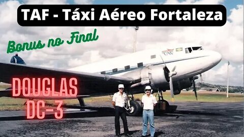 [ VÍDEO RARO ] Douglas DC3 da TAF (Táxi Aéreo Fortaleza) Pousa em João Pessoa #douglas #dc3 #aviação