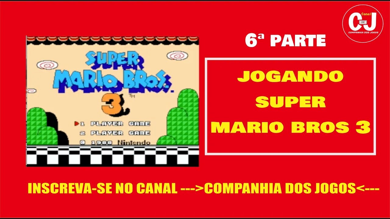 Jogando Super Mario Bros 3 - Parte 6