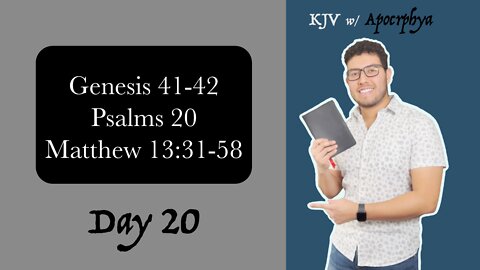 Day 20 - Bible in One Year KJV [2022]