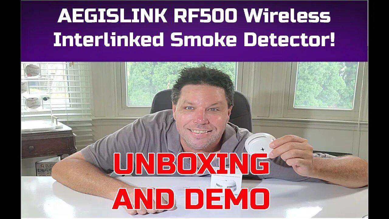 Link up to 24 Together - AEGISLINK S-RF500 Smoke Detector