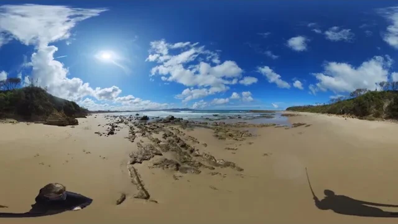 Bastion Point Beach 7 September 2020 360 video 3D