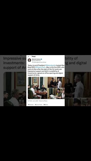 Breaking: Karp is First CEO to Visit Ukraine, Calls for Office Expansion