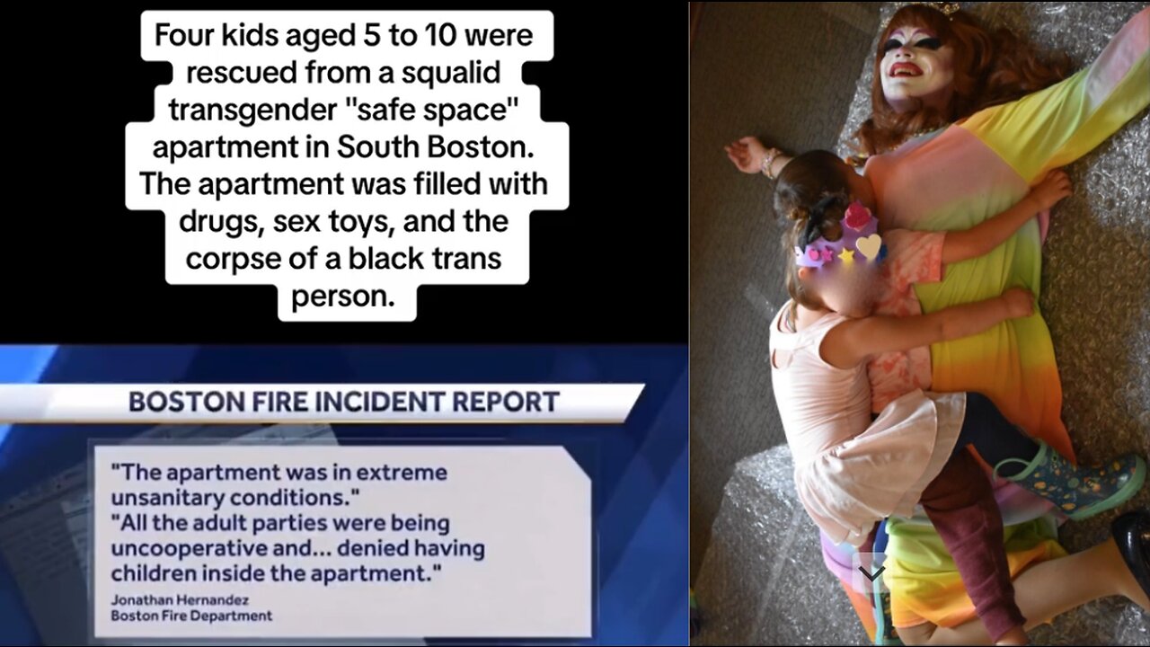 4 Children & Dead Body Found at TRANSGENDER SEX PARTY