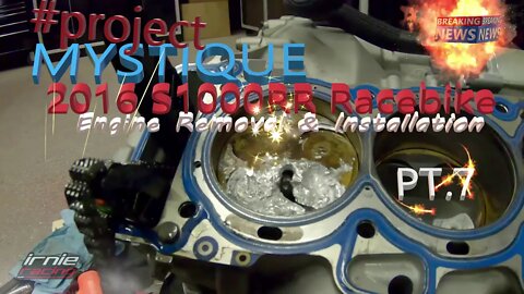 S1000RR Engine Removal & Installation Series Pt.7 #projectMystique