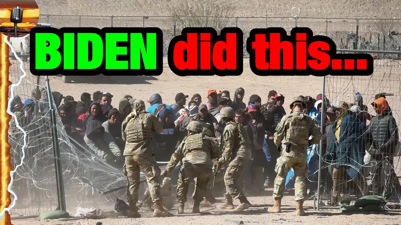 El Paso Texas in CHAOS! Migrants rush through guards to invade US!