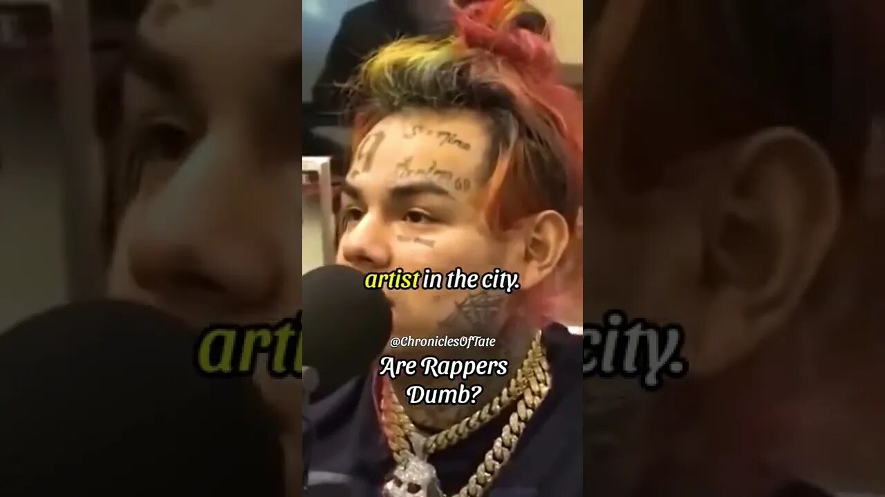 Andrew Tate Calls Rappers “Dumb”😳#Shorts