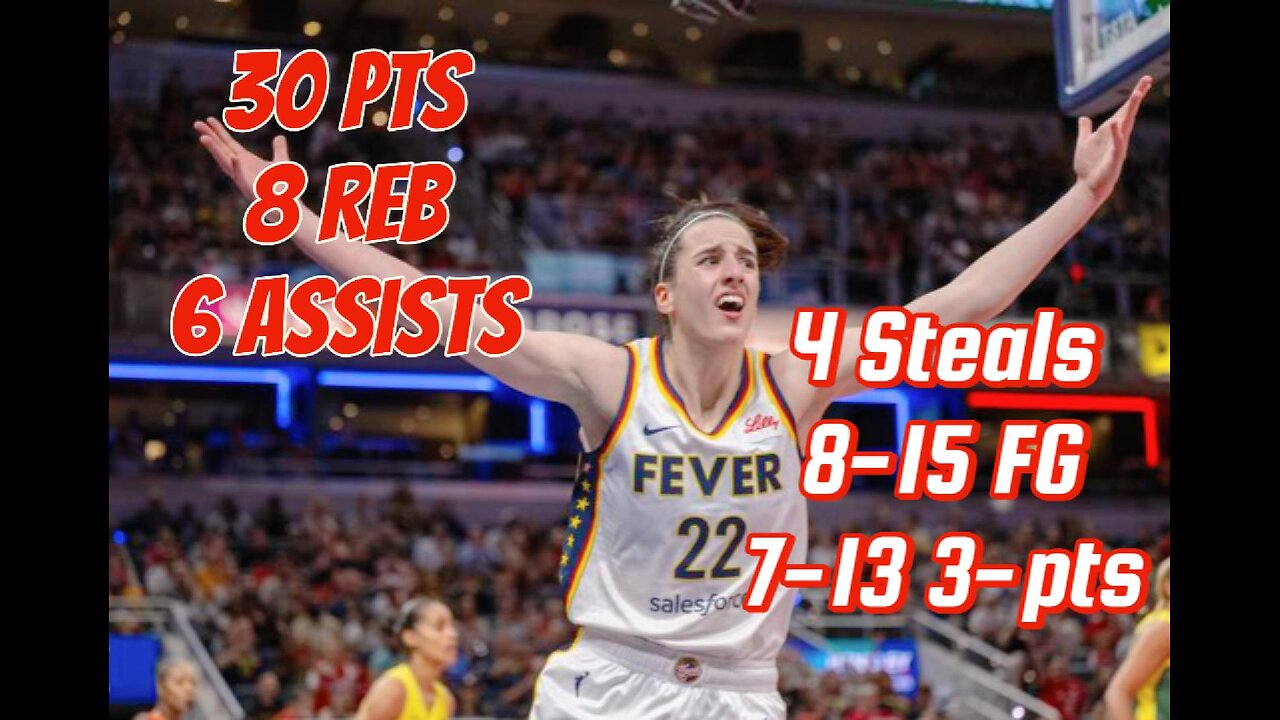 Caitln Clark Goes OFF As Fever Down The Mystics In NBA Arena