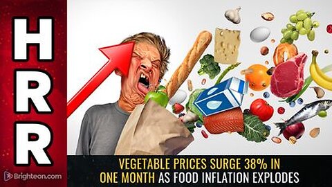 Vegetable prices surge 38% in ONE MONTH as food inflation explodes