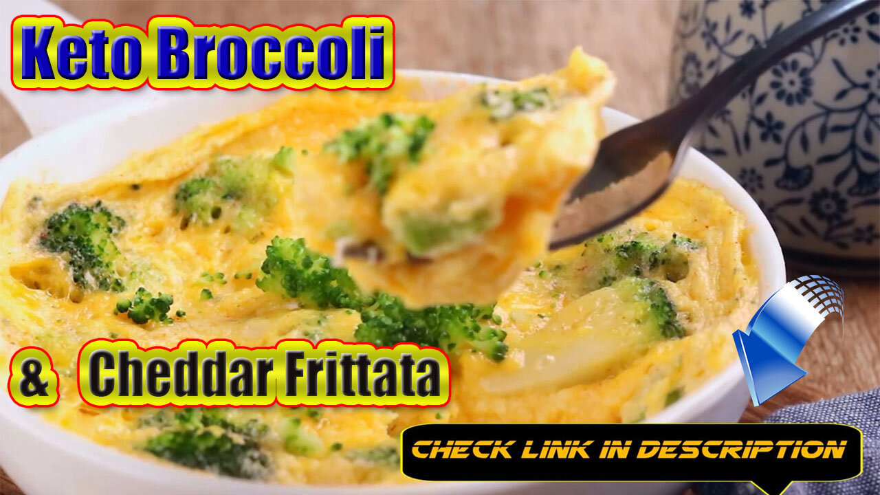 Keto Broccoli and Cheddar Frittata | Get Your Custom Keto Diet Plan