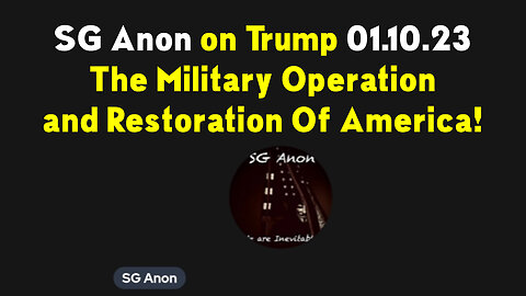 SG Anon on Trump Jan 10 > The Military Operation @Brunson SCOTUS
