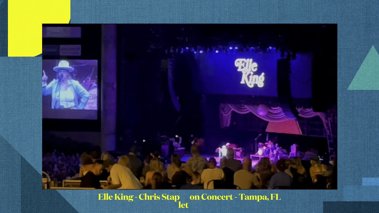 Elle King Chris Stapleton Concert -Midflorida Credit Union Ampitheatre Tampa, FL (Widescreen) #4K￼