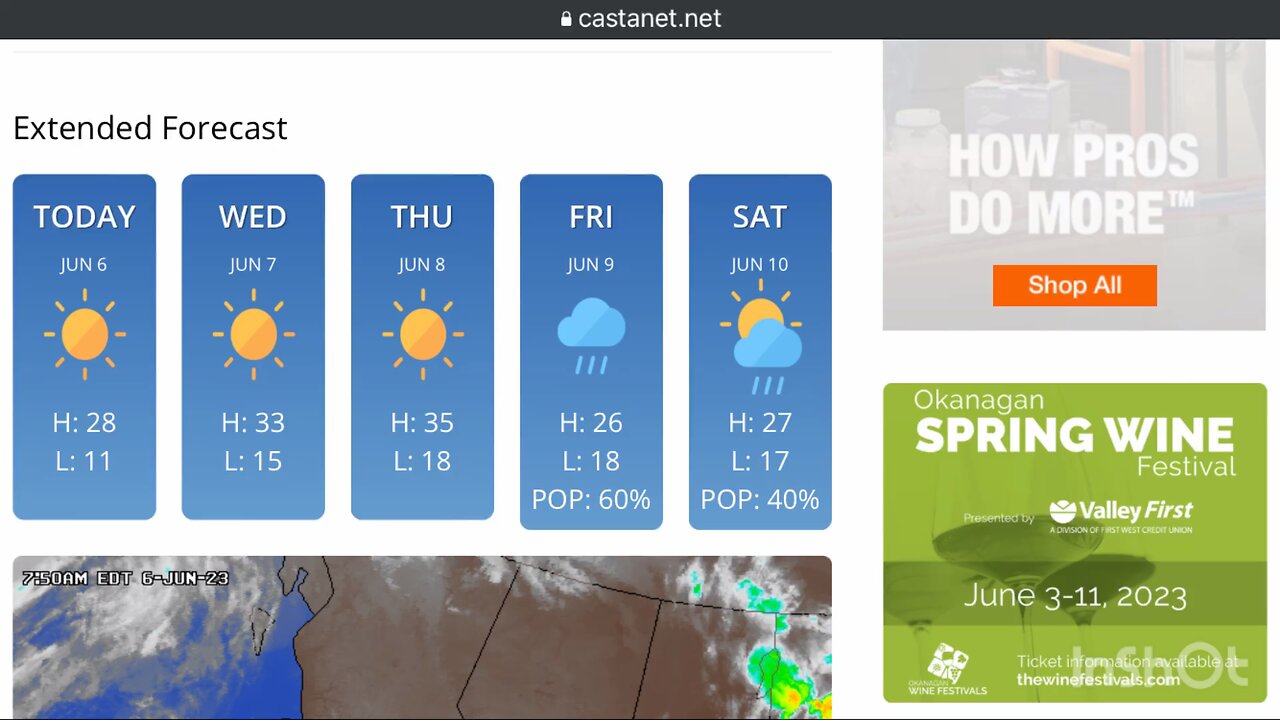 Some Rain On Friday