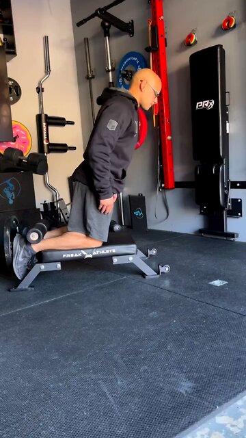 Nordic Mini Bench by Freak Athlete (Nordic Hamstring Curl Bench)