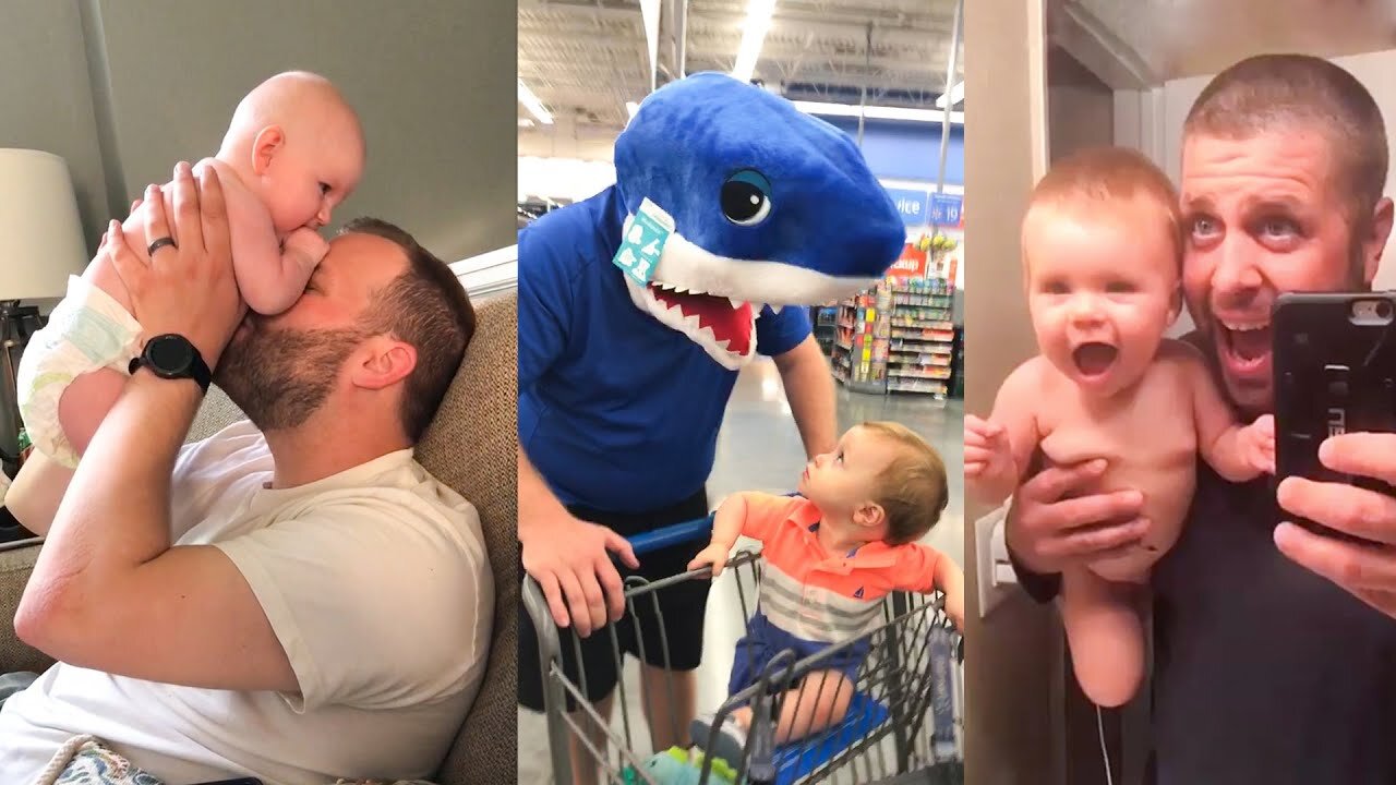 Baby Funniest Moment | Cute Baby And Hilarious Dads