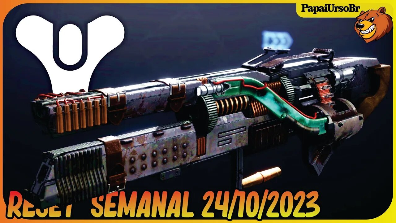 DESTINY 2 │ RESET SEMANAL OLHA ESSA NAVE MEU PAI 24/10/2023