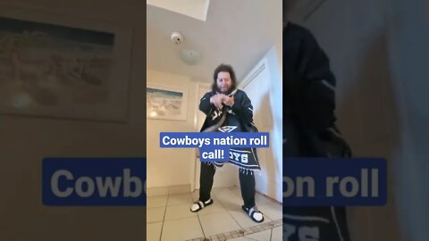 COWBOYS NATION Roll Call! #shorts