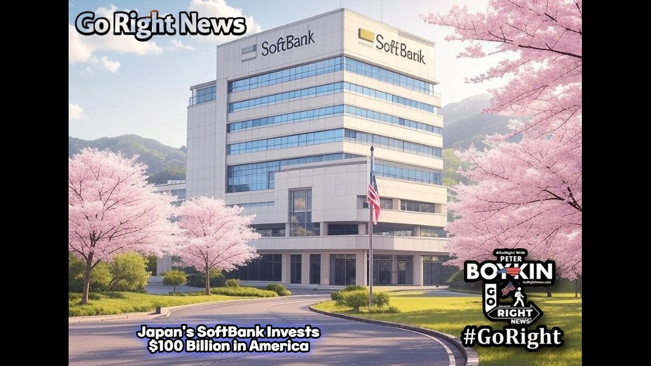 Japan's SoftBank Invests $100 Billion in America #GoRightNews