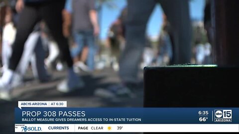 Prop 308 passes giving dreamers access to in-state tuition