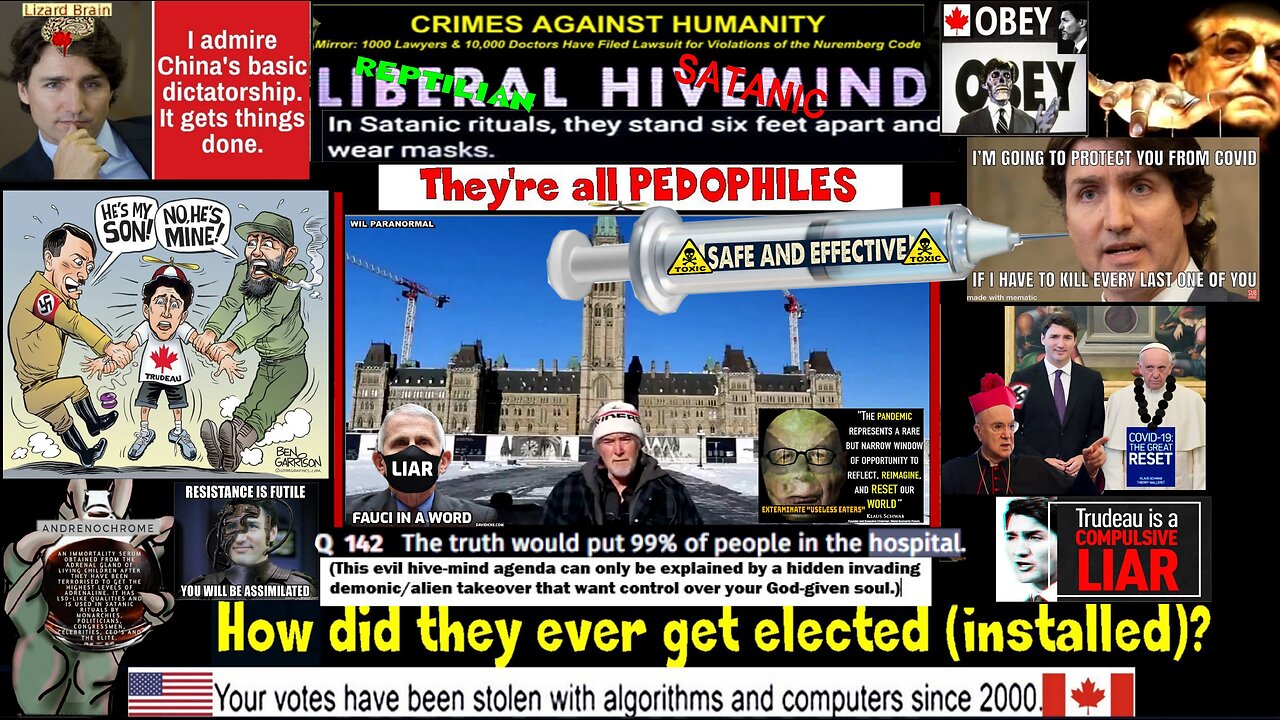 ONE MILLION PROTESTORS ON PARLIAMENT HILL TELL TRUDEAU IT'S TIME TO LEAVE – (Language Warning)