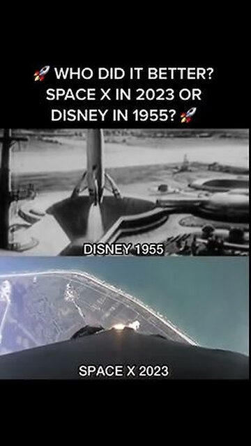 There is NO difference between Disney and space x they're all fake...