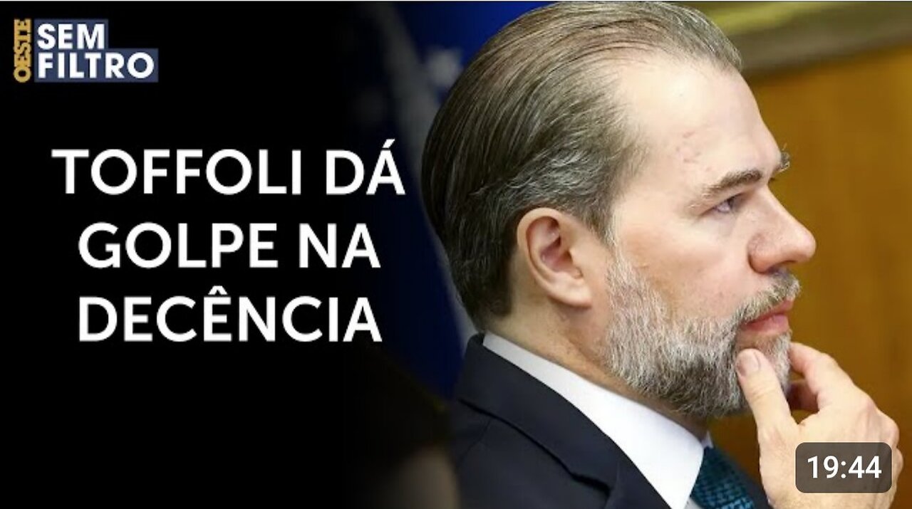 Toffoli determina investigação contra organização internacional contra a corrupção | #osf