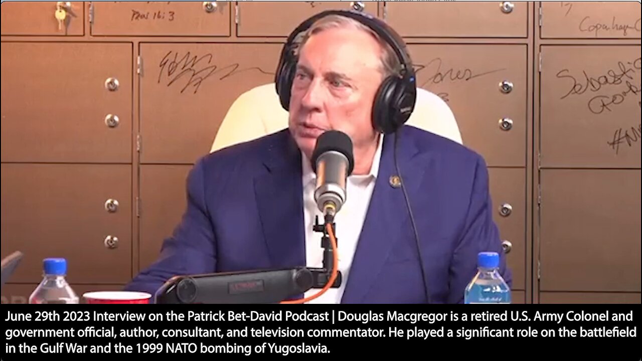 2024 | "I Don't Think We Will Ever Get to the 2024 Election. I Think We Are Going to End Up In A Situation Where We Find Out the Banks Are Closed for Two or Three Weeks & Nobody Can Get Into Them." - D. Macgregor (Retired U.S. Army Colo