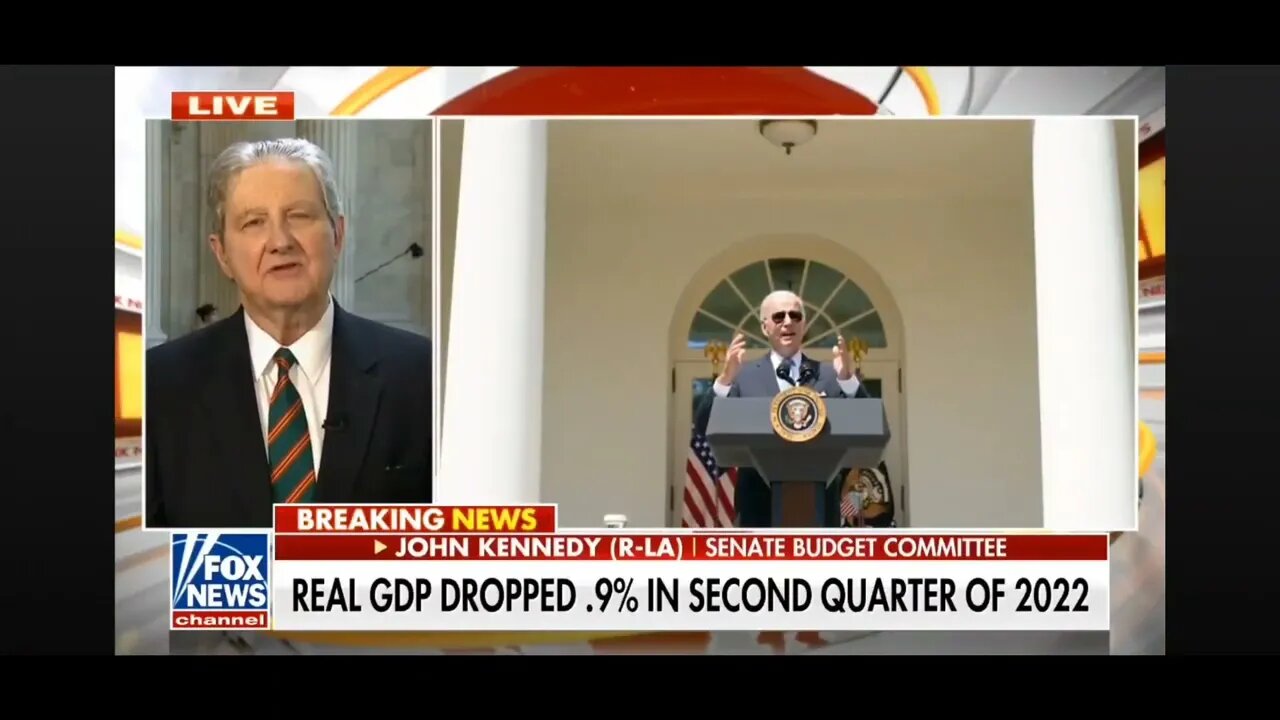 John Kennedy (R-LA) gives his take on the current state of the economy. #stagflation #recession