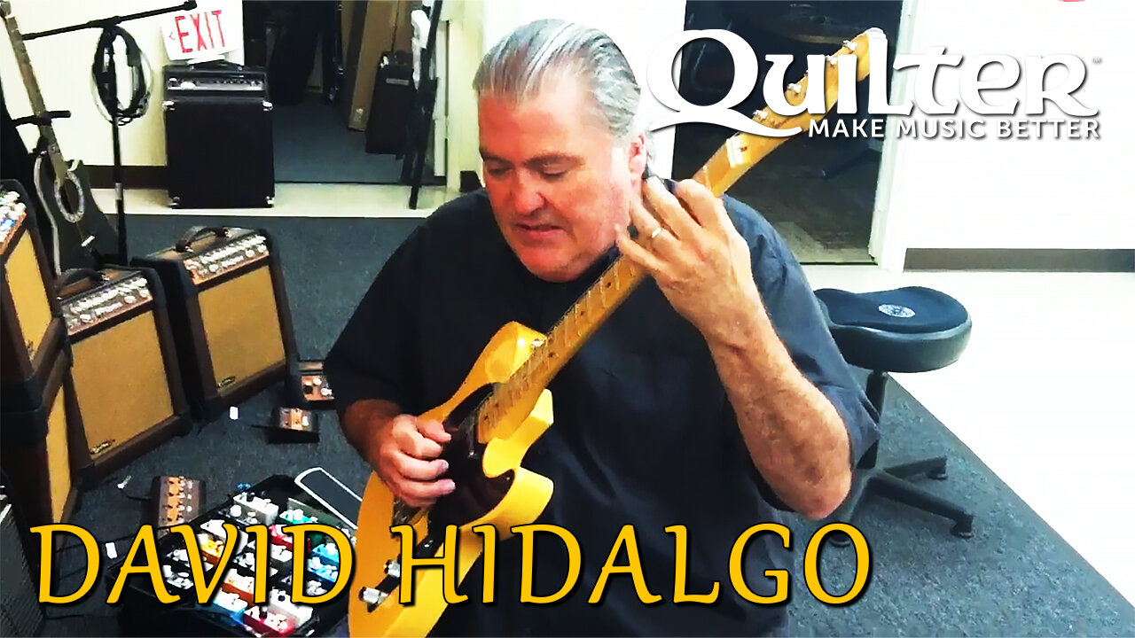 That Day David Hidalgo of Los Lobos stopped by Quilter Labs HQ