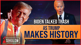 Biden Talked Trash as Trump Makes History