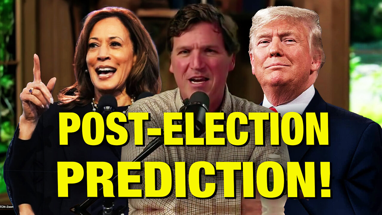 Here’s What Will Happen The Day AFTER The Election! – Tucker Carlson (live Rumble Time show)