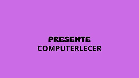 Presente - Schlapeirytockrond Computerlecer